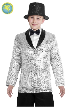 GIACCA PAILLETTES ARGENTO